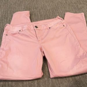 Maurices pink skinny jeans
